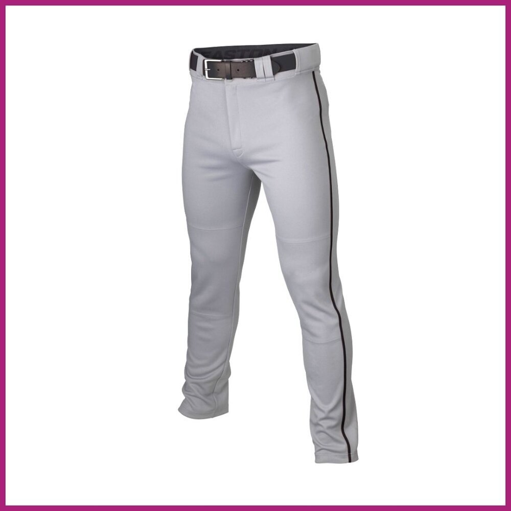 100% Polyester Baseball Pants with Double-Layer Reinforced Knees
